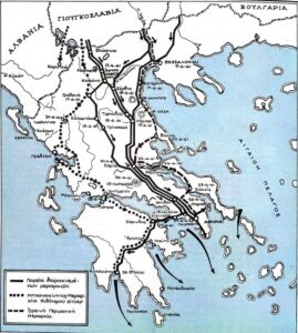 Η πορεία των Γερμανικών τεθωρακισμένων μεραρχιών στην Ελλάδα