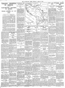 Εφ. Southland Times, αριθμ. 24409, 14 April 1941, φ. 5