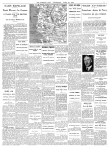 Εφ. The Evening Post, 16 Απριλίου 1941, φ. 7