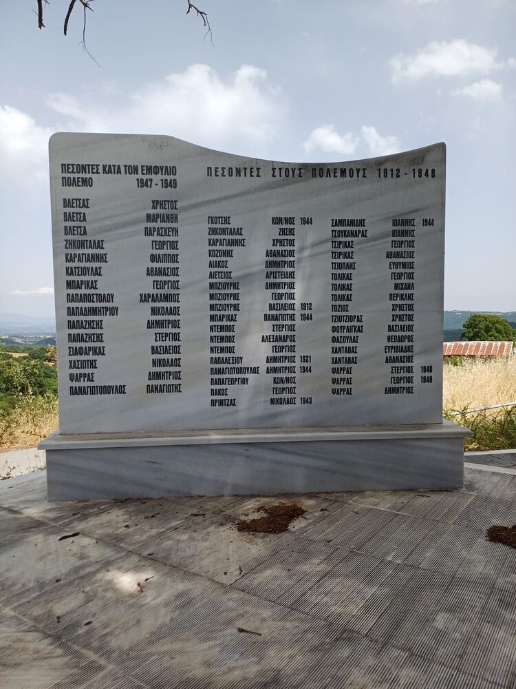 Μνημείο Ολοκαυτώματος Κοσματίου. Λεπτομέρεια