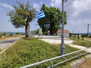 Άποψη του Μνημείου Ολοκαυτώματος
